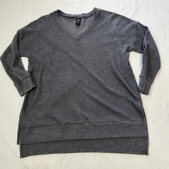 Lildy Size L/XL Solid Waffle Knit Tunic - Picture 6 of 10